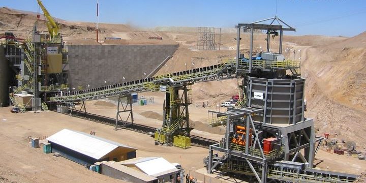 TAKRAF Primary Crushing Station and Discharge Conveyor to transport the crushed material to a TAKRAF Transfer Silo equipped with a belt feeder