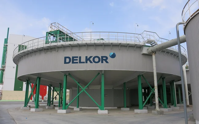 Reference picture of a DELKOR Thickener for potash application that was supplied to the “Turkmenhimiya” State Concern in Turkmenistan.