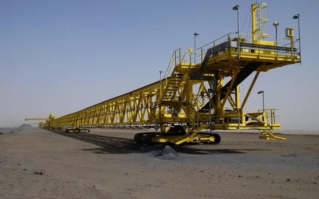 TAKRAF Mobile Stacking Bridge for tailings.