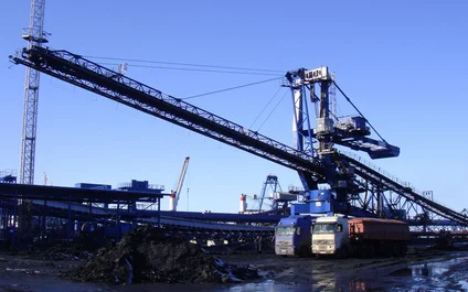 TAKRAF Stacker for Seaport Coal Terminal