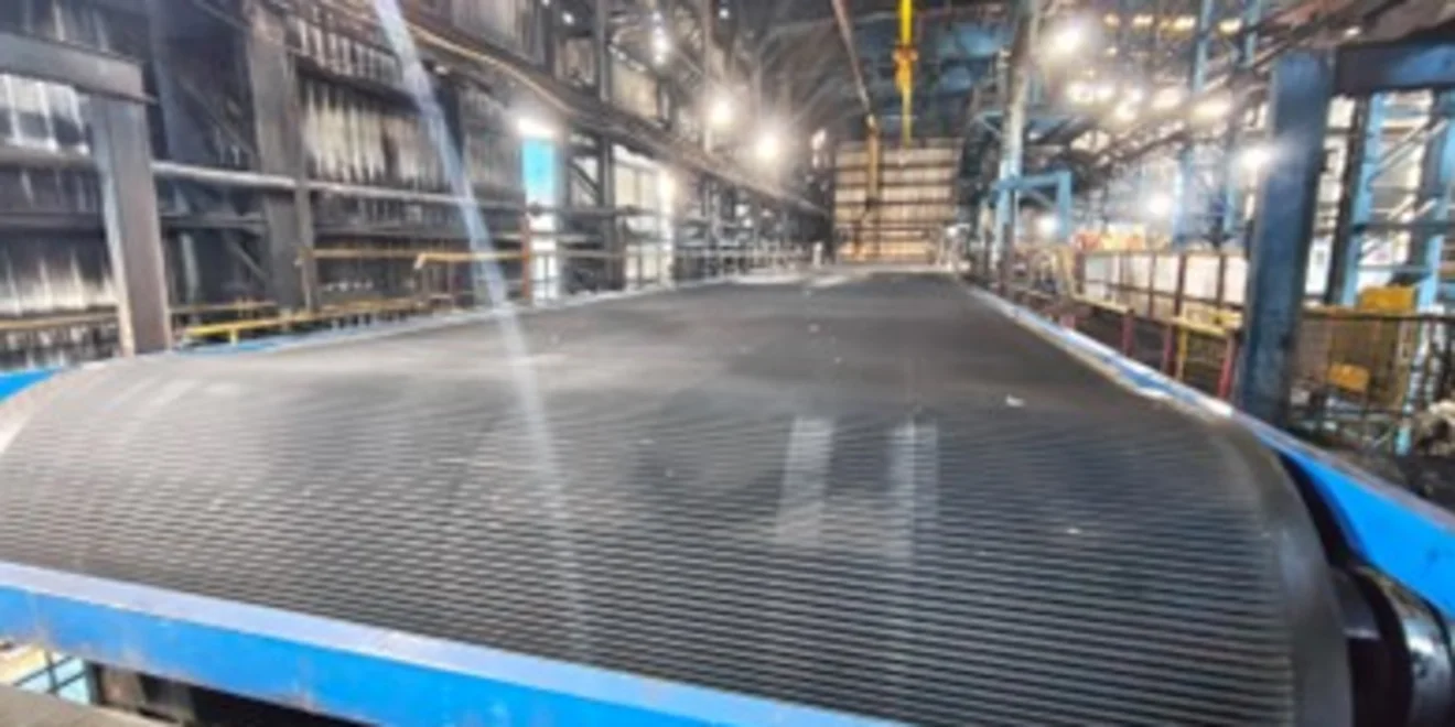 HBF after filter belt splicing is complete.