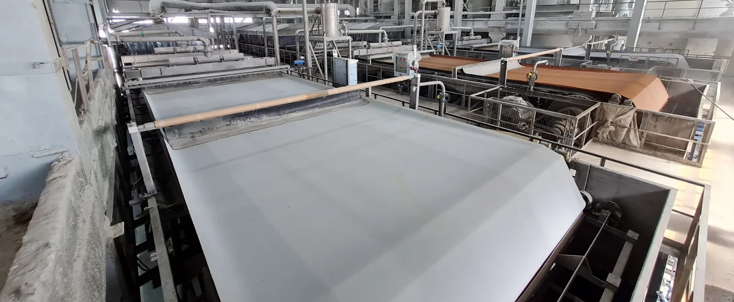 DELKOR Horizontal Vacuum Belt Filter for phosphoric acid slurry filtration