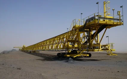 TAKRAF Mobile Stacking Bridge in Mauritania.