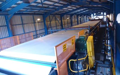 162 m² DELKOR Horizontal Vacuum Belt Filter for gold tailings